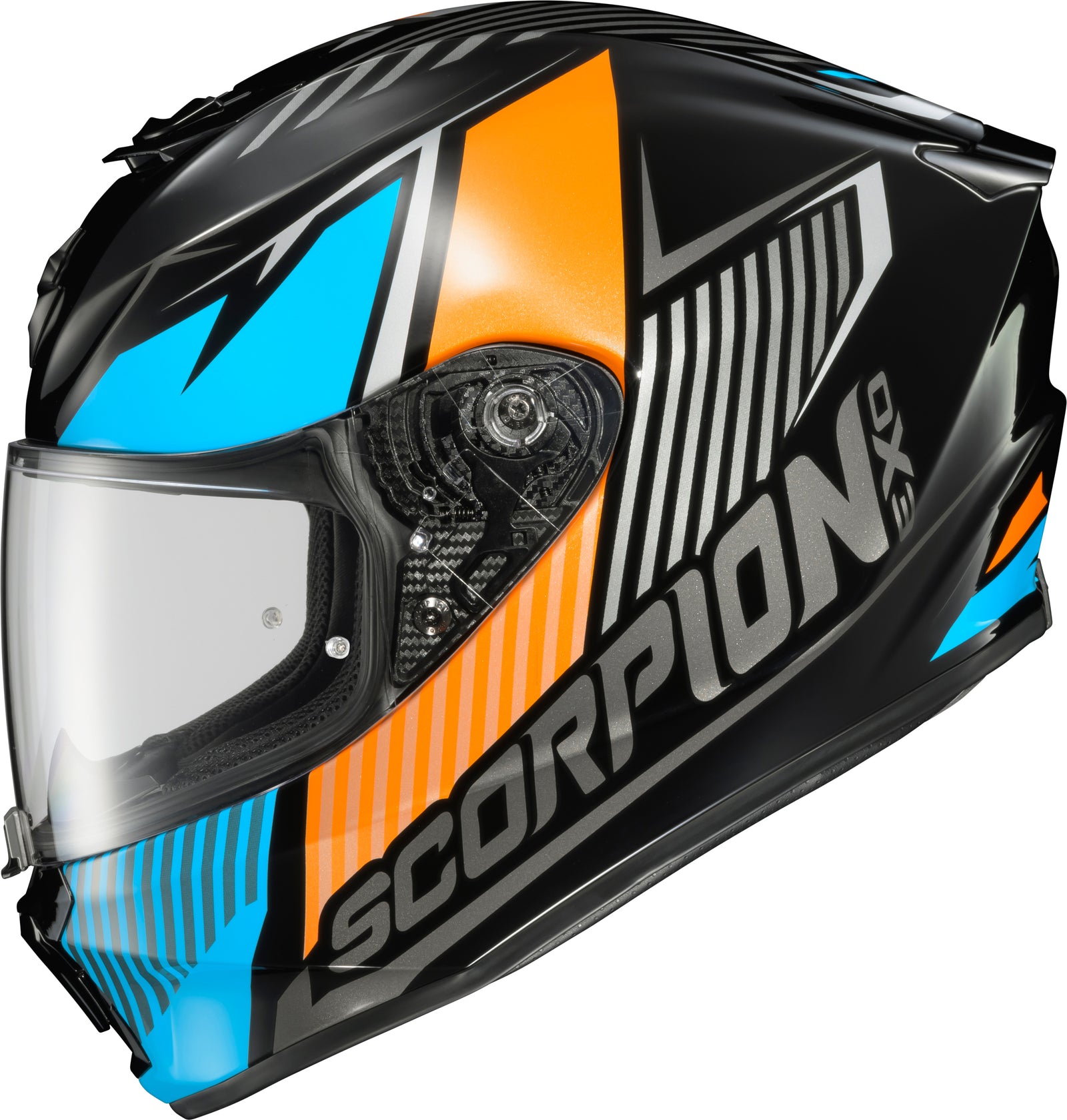 Exo R330 Full Face Helmet Hawker Light Blue Md
