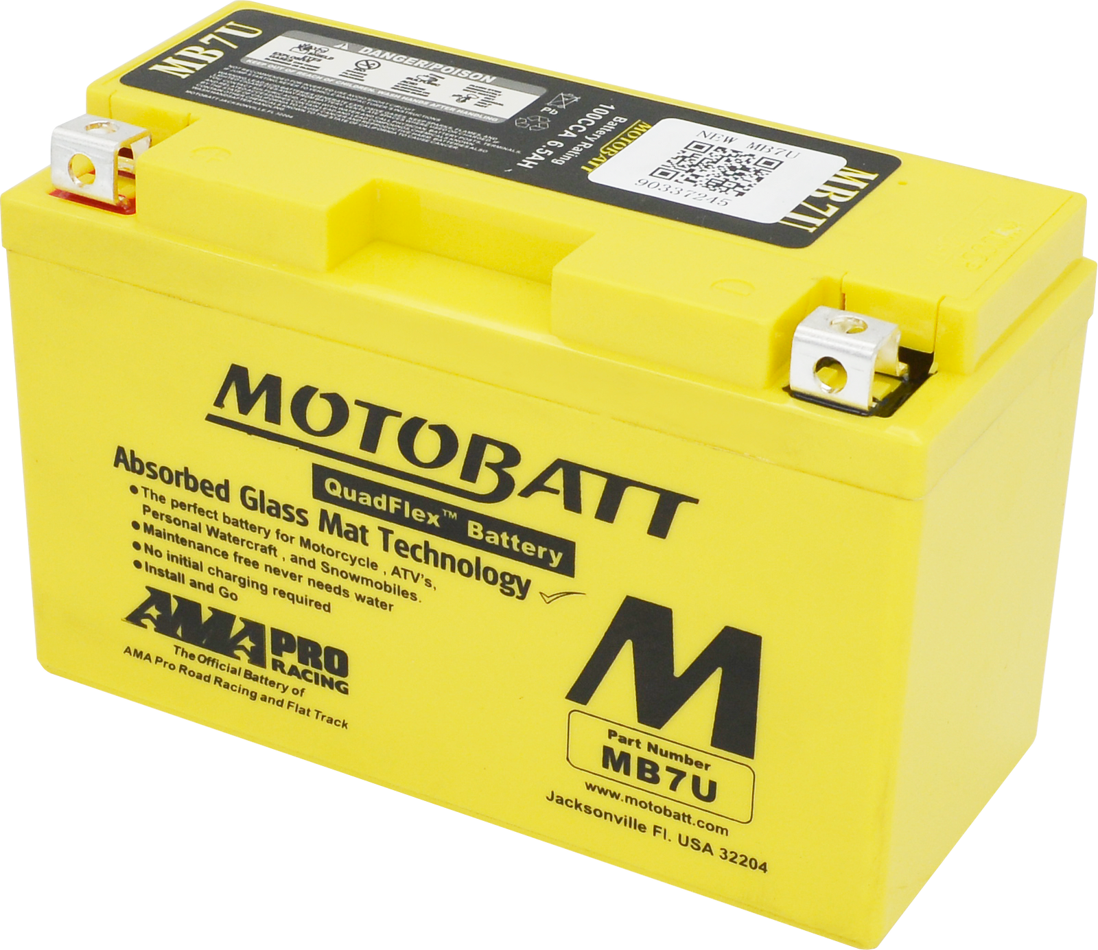 Battery Mb7u Sealed Factory Activated
