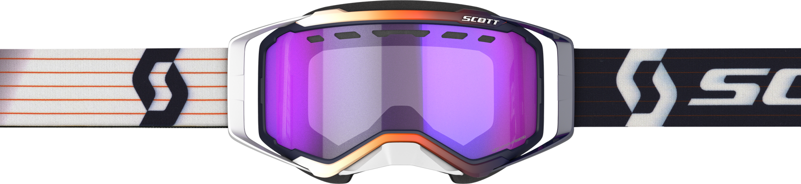 Prospect Goggle Snow Cross Ls Blue/White W/Ls Blue Chrome