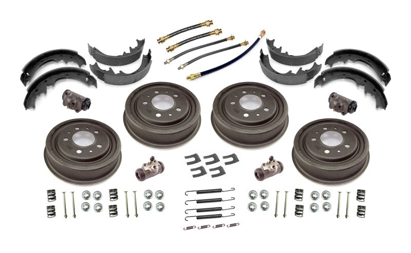 Omix Drum Brake Overhaul Kit 53-64 Willys &amp; Models w/9in. x 1-3/4in. Drums