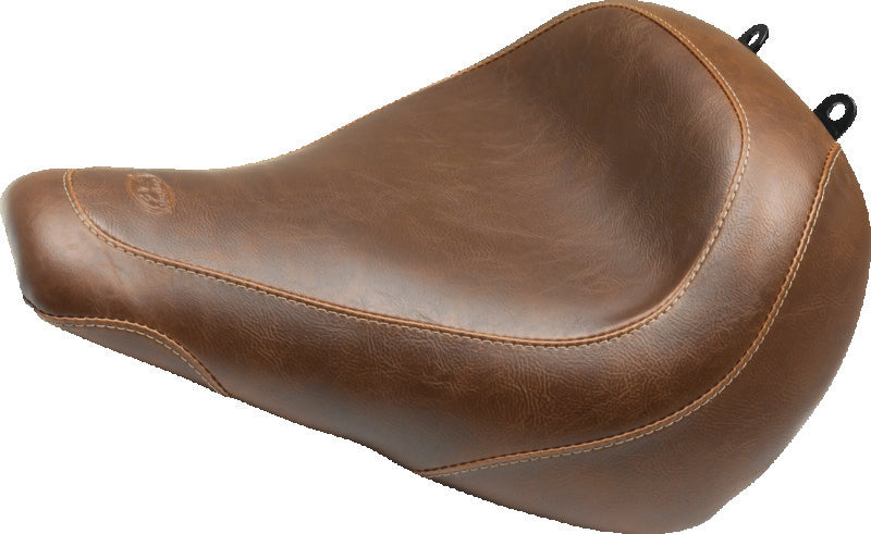 Mustang 18-21 Harley Fat Boy Wide Tripper Solo Seat - Brown