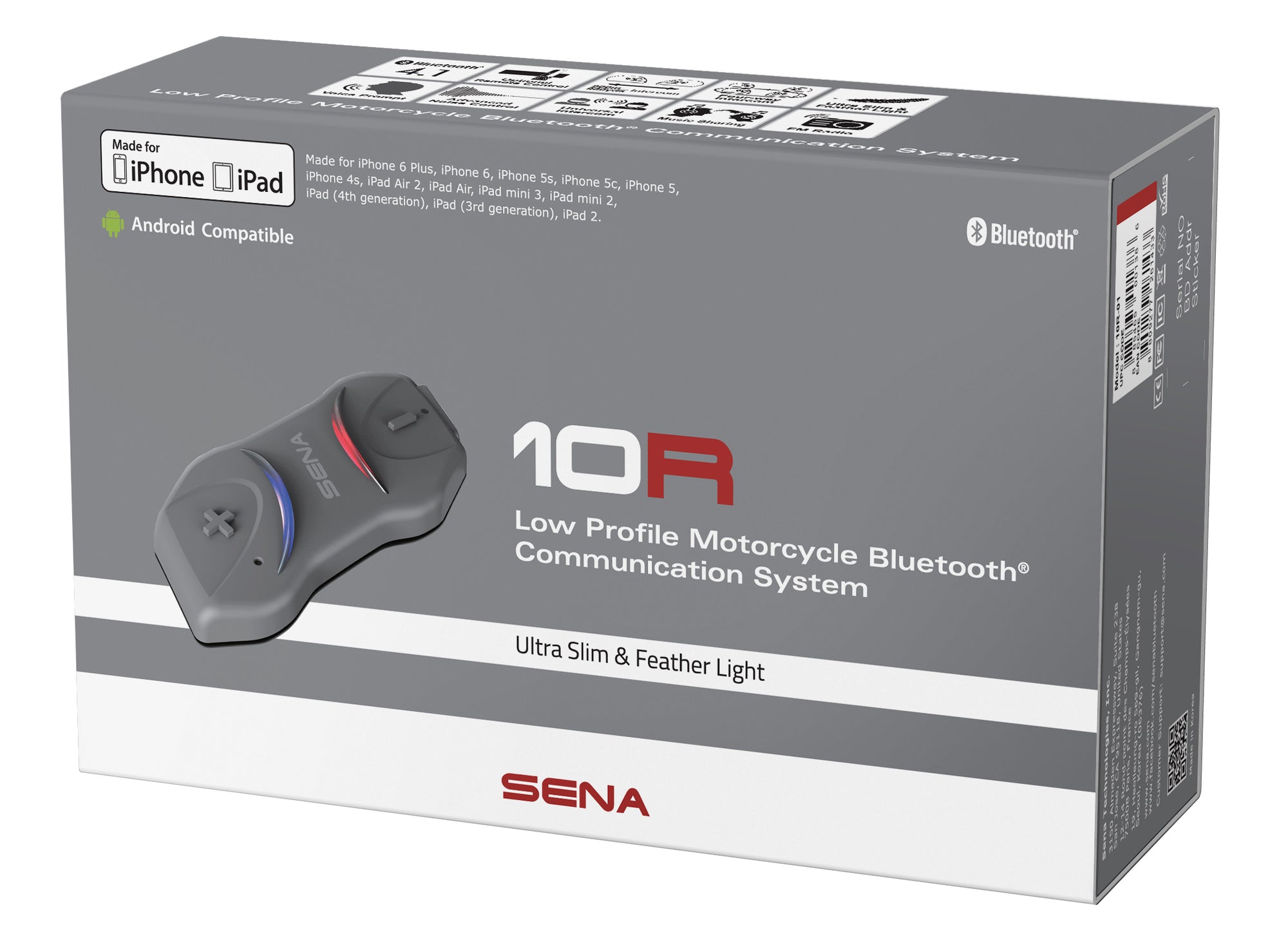 10r Low Profile Headset W/ Intercom Dual