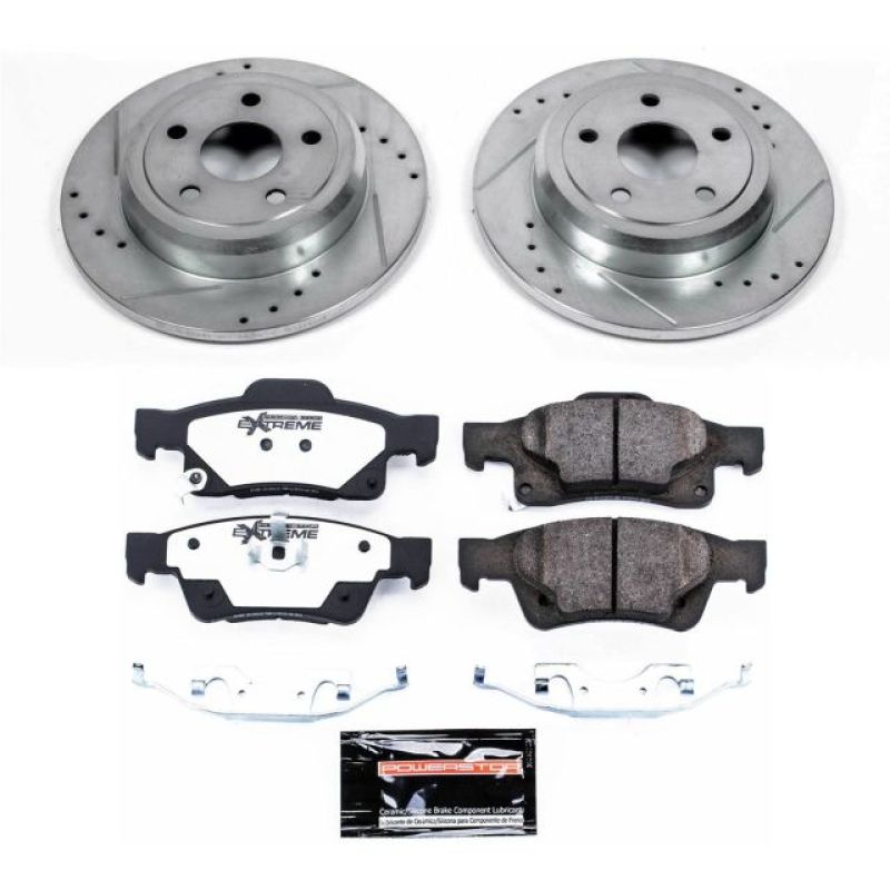 Power Stop 11-19 Dodge Durango Rear Z36 Truck &amp; Tow Brake Kit