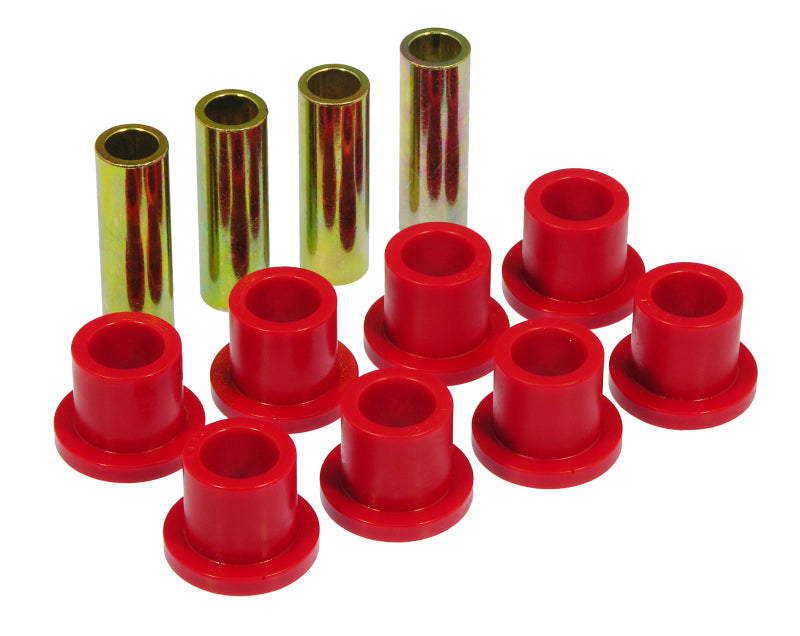 Prothane 73-79 Ford F250 Crew Cab / F350 Rear Spring &amp; Shackle Bushings - Red