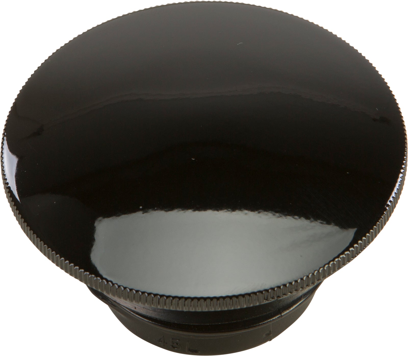 Gas Cap Screw In Smooth Non Vented Gloss Black `96 20
