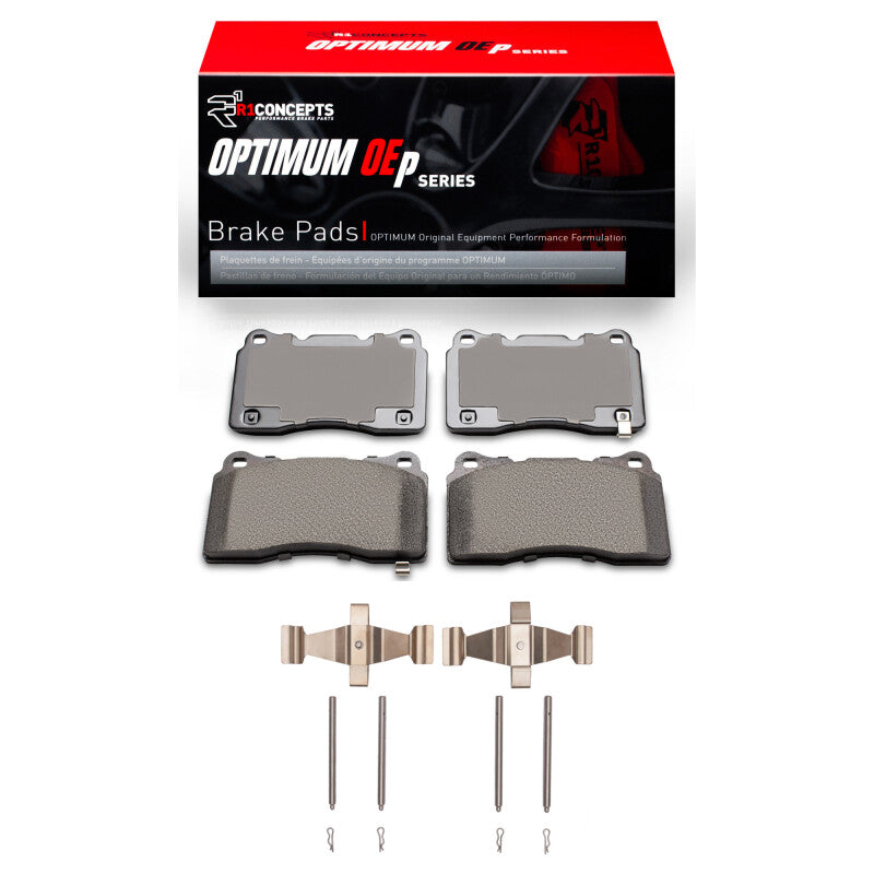 R1 2003-2020 Subaru BRZ Front R1 Optimum OE Pads &amp; Hardware Kit
