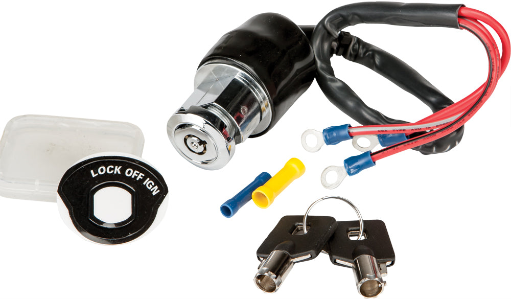 Round Key Ignition 3 Position Chrome Fxs/Fx 85 Fxr 84 93