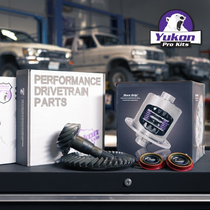 Yukon Gear 8.8in Ford 3.55 Rear Ring & Pinion Install Kit 2.25in OD Axle Bearings and Seals
