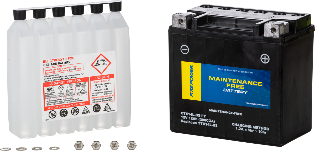 Battery Ctx14l Bs Ft Maintenance Free