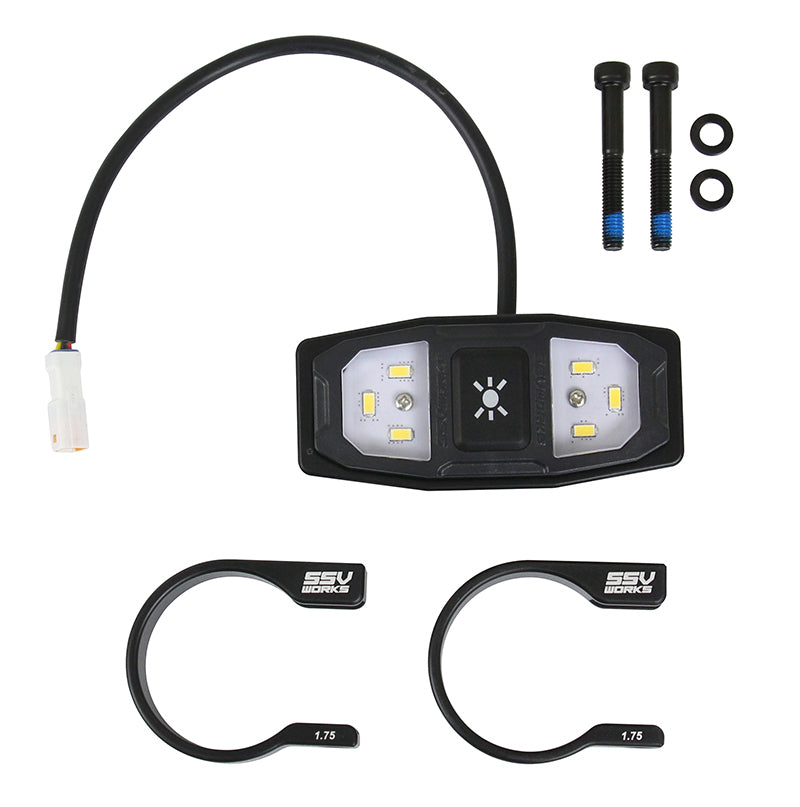 Led Dome Light W/Cage Clamps Ring Style 1.50"