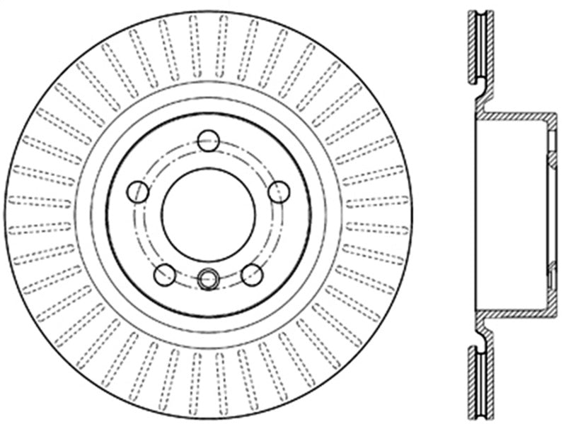 StopTech Slotted &amp; Drilled Sport Brake Rotor