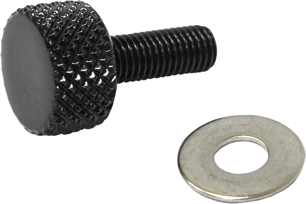 Knurled Seat Knob 1/4 28 Black