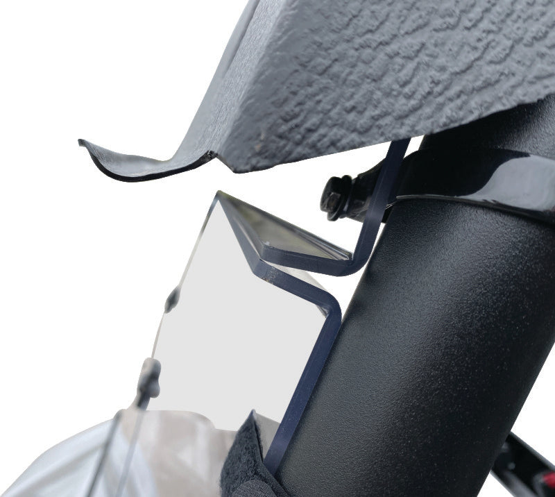 QuadBoss 16-22 Kawasaki KAF820 Mule Pro-DX Windbreak Folding Windshield