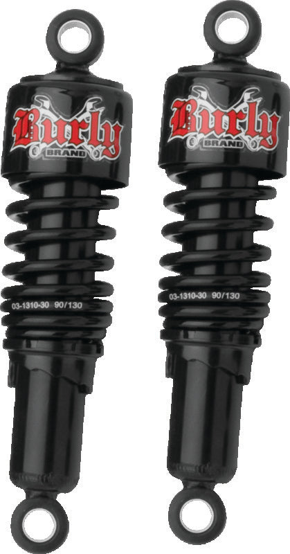 Burly Brand Dyna Shocks 10.5in - Black