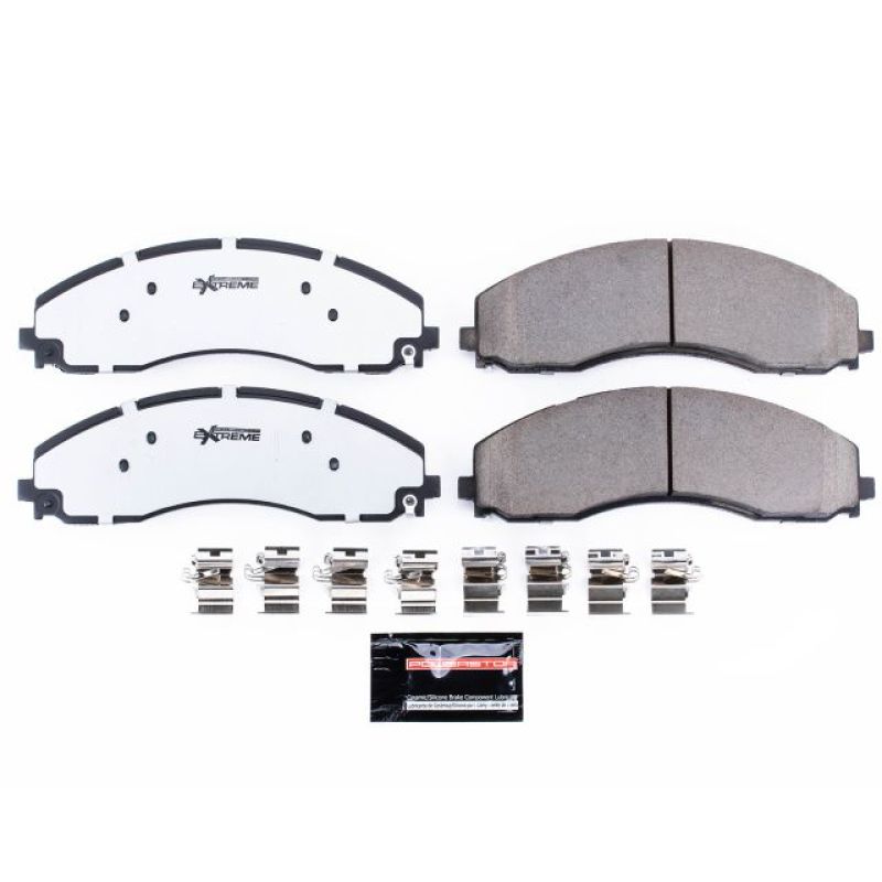 Power Stop 17-19 Ford F-450 Super Duty Rear Z36 Truck &amp; Tow Brake Pads w/Hardware