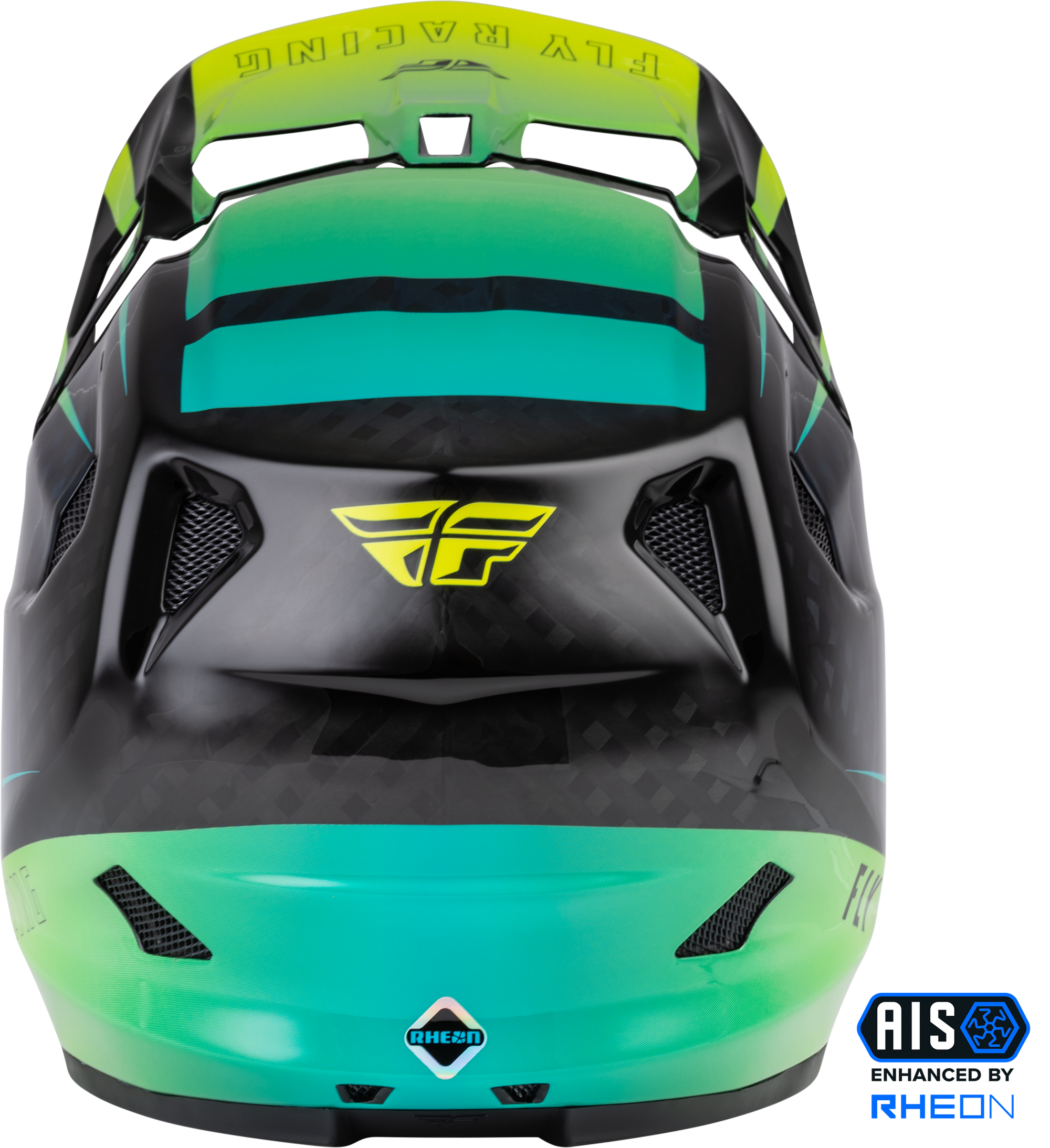 Werx R Helmet Hi Vis/Teal Carbon Xl
