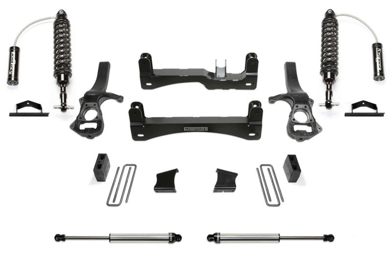 Fabtech 2019 GM C1500 P/U 6in Perf Sys w/Dl 2.5 Resi &amp; 2.25