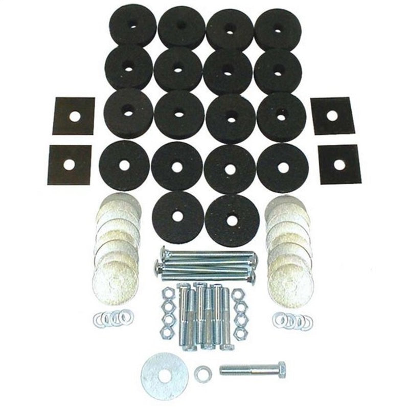 Omix Body Tub Mounting Kit 41-75 Willys &amp; Jeep Models
