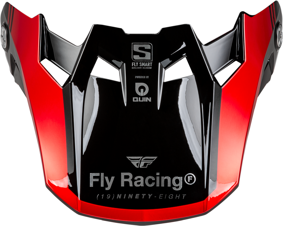 Formula S Carbon Legacy Visor Red Carbon/Black Yl/Sm