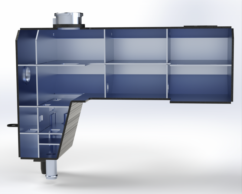 Mishimoto 2024+ Toyota Tacoma Expansion Tank - Black