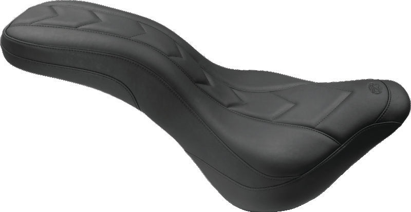 Mustang 18-21 Harley Heritage Classic & Deluxe DayTripper 1PC Seat Apex - Black