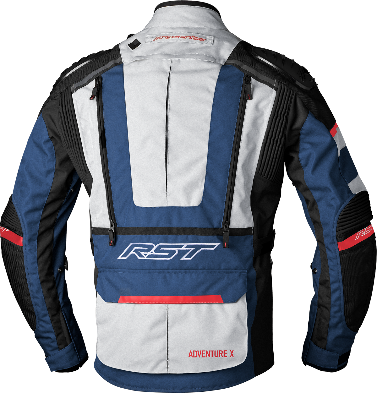 Pro Series Adventure X Ce Jacket Sil/Blu/Red Textile 3xl