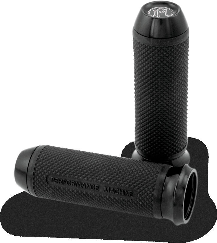 Performance Machine Handle Grip Set - Elite Cable  - Black Ano