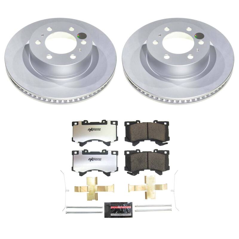 Power Stop 23-26 Toyota Sequoia Front Z36 Coated Truck &amp; Tow Brake Kit