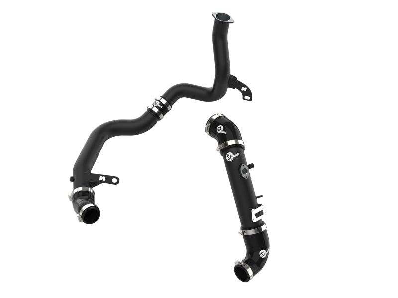 AFE 19-22 Hyundai Veloster N BladeRunner Aluminum Hot &amp; Cold Charge Pipe Kit - Black