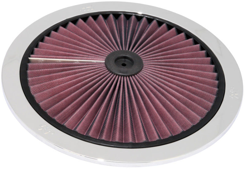 K&amp;N X-Stream Top Filter X-Stream 14 inch OD Chrome