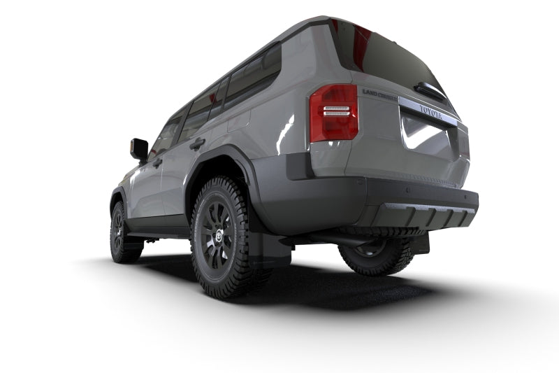 Rally Armor 22-25 Toyota Land Cruiser Black UR Mud Flap Dark Grey Logo