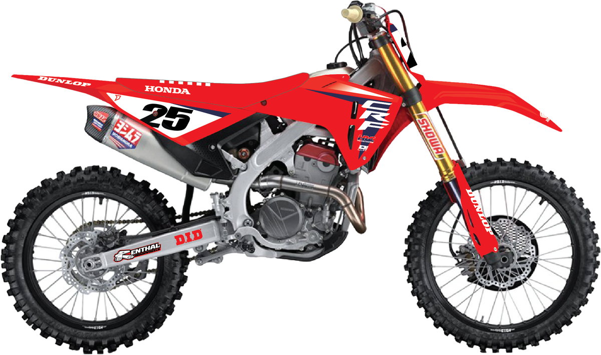 Complete Kit 25 Hrc Crf 450r (21 24) Wht Bg