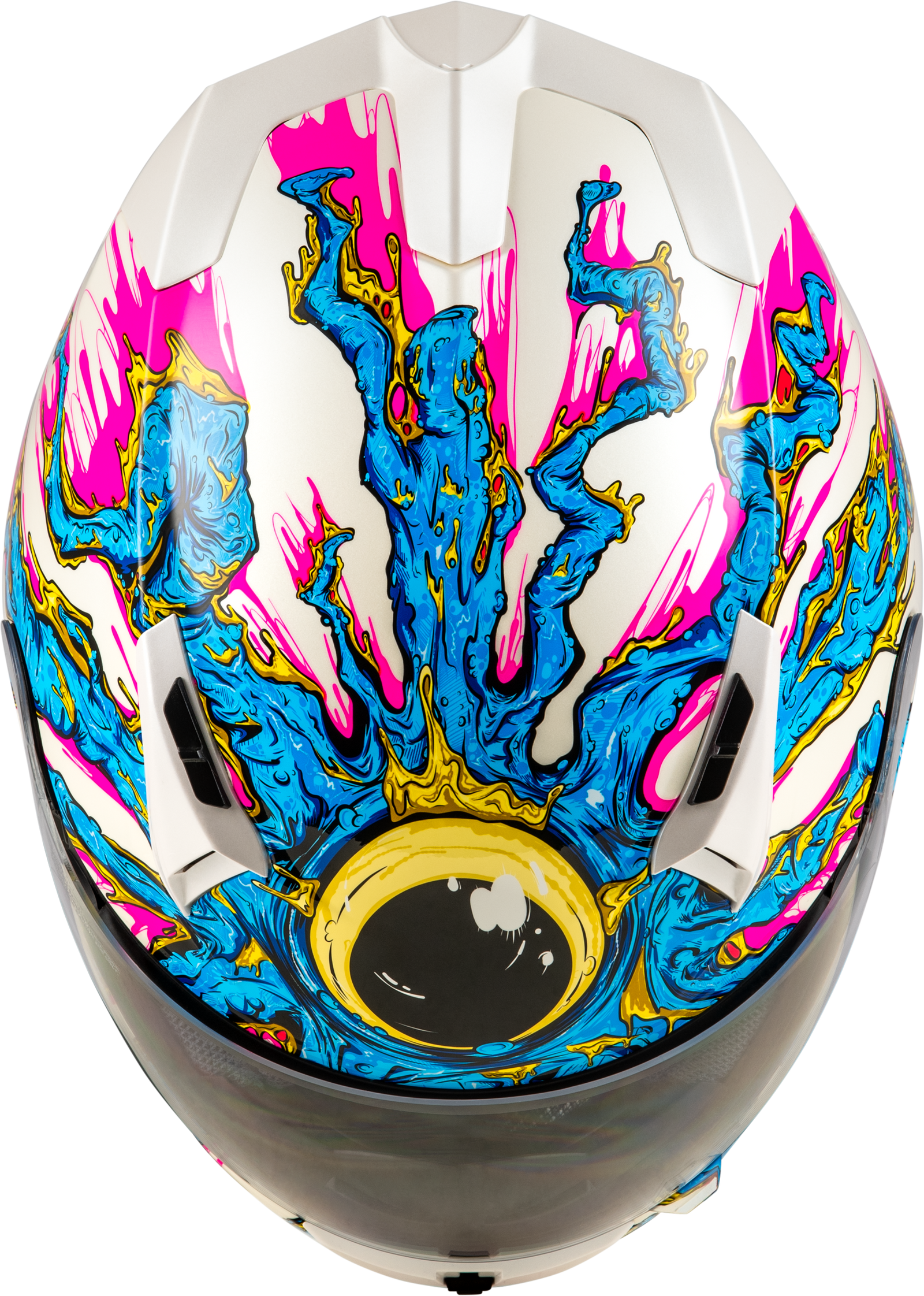 Revolt Space Creep Helmet Light Blue/White/Pink 2x