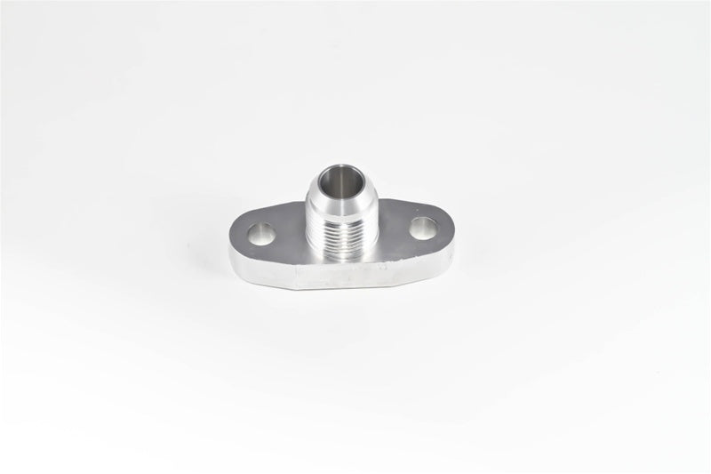 Torque Solution Billet Oil Drain Flange w/ Integrated -10 Flare: Universal T3/T4 &amp; PTE Turbos