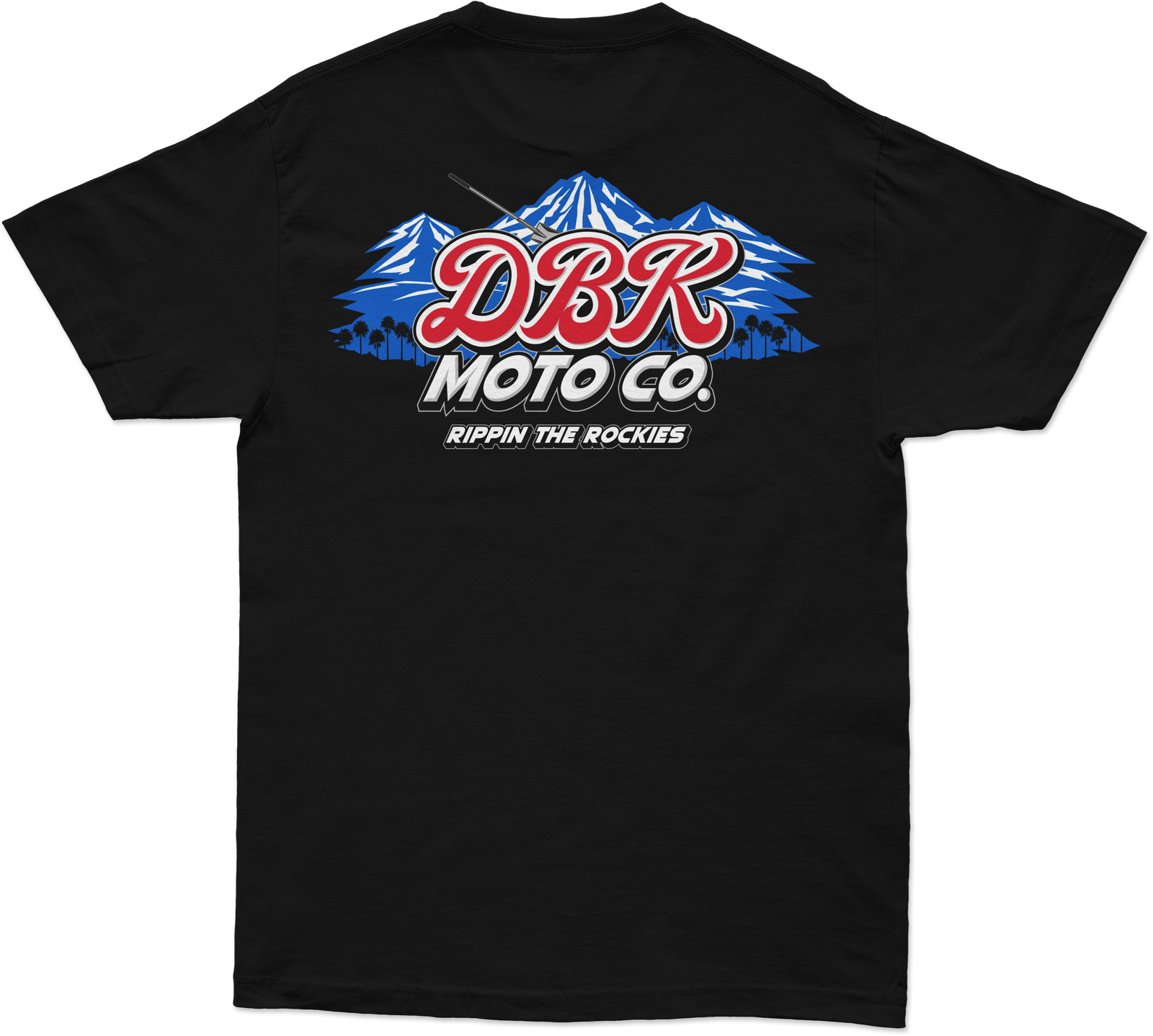 Rippin The Rockies Tee Black Xl