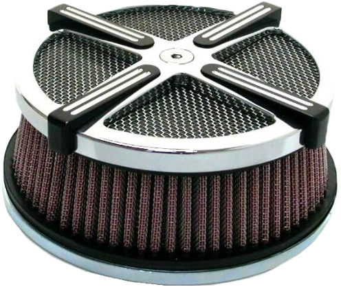 X Force Air Cleaner Kit Chrome/Black