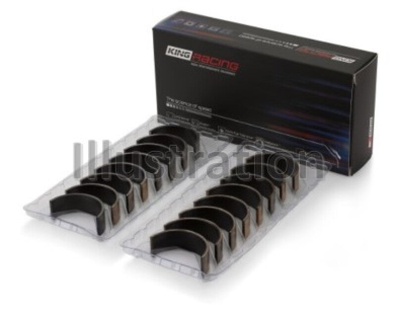 King Engine Bearings Ford V8 4.6L/5.4L SOHC Connecting Rod Bearing Set (8 Pairs) - Size +0.5mm