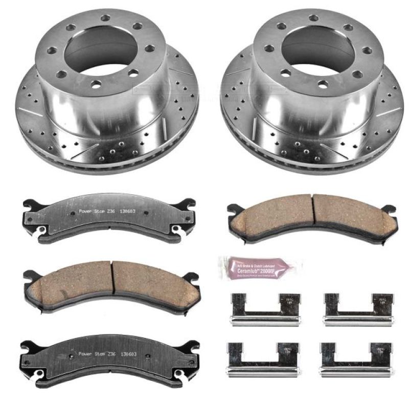 Power Stop 01-06 Chevrolet Silverado 3500 Rear Z36 Truck &amp; Tow Brake Kit