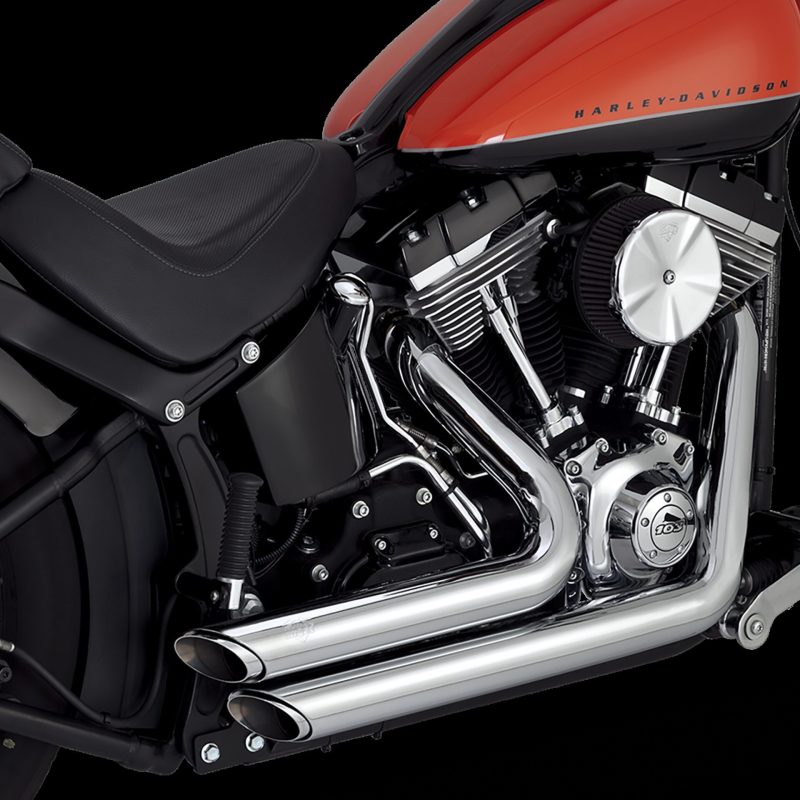 Vance &amp; Hines 12-17 Harley-Davidson Softail Shortshots Staggered PCX Full System Exhaust