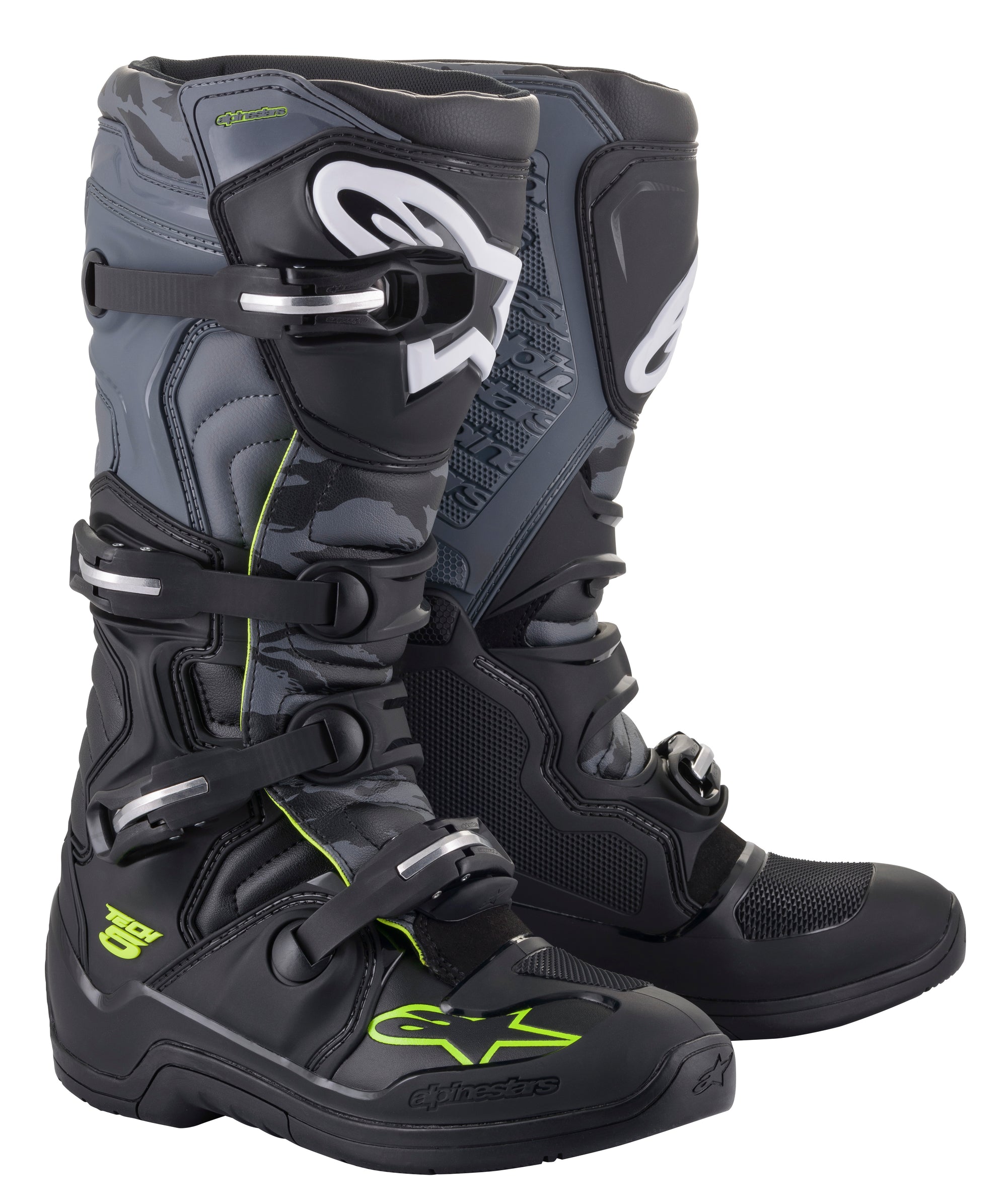 Tech 5 Boots Blk/Cool Grey/Ylw Fluo Sz 16