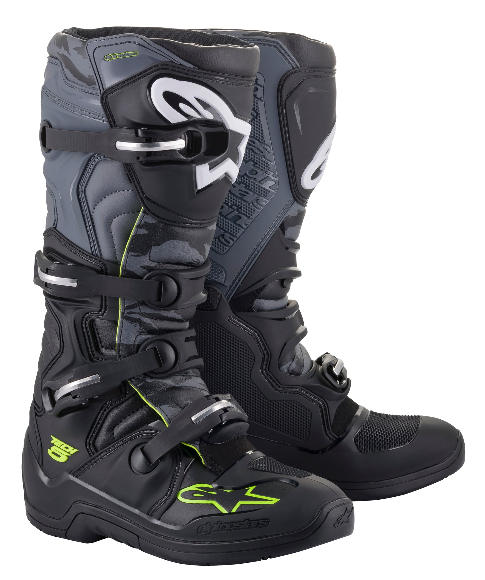 Tech 5 Boots Blk/Cool Grey/Ylw Fluo Sz 05