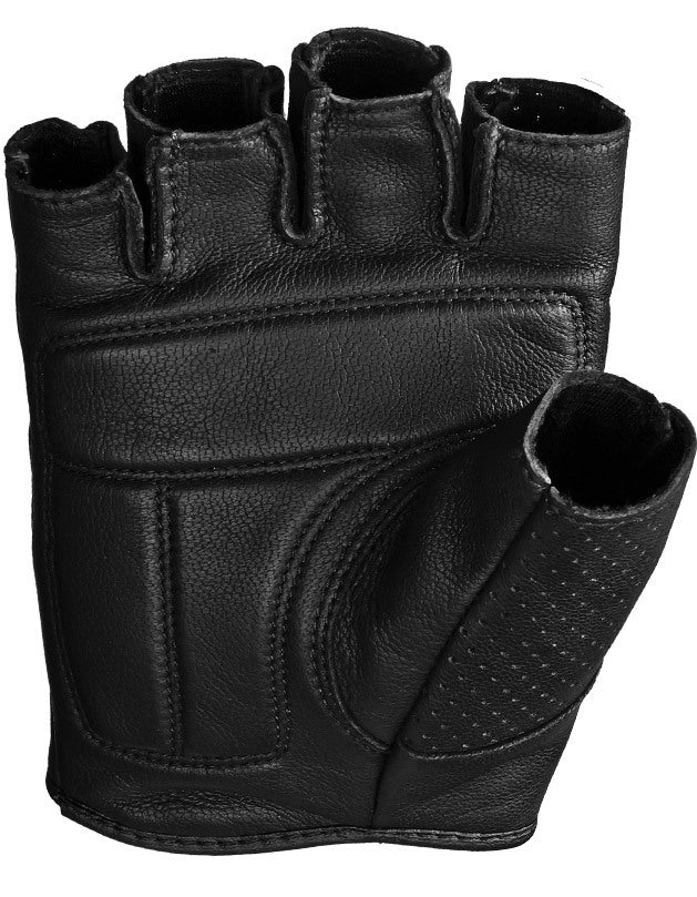 Half Jab Perforated Gloves Black Xl