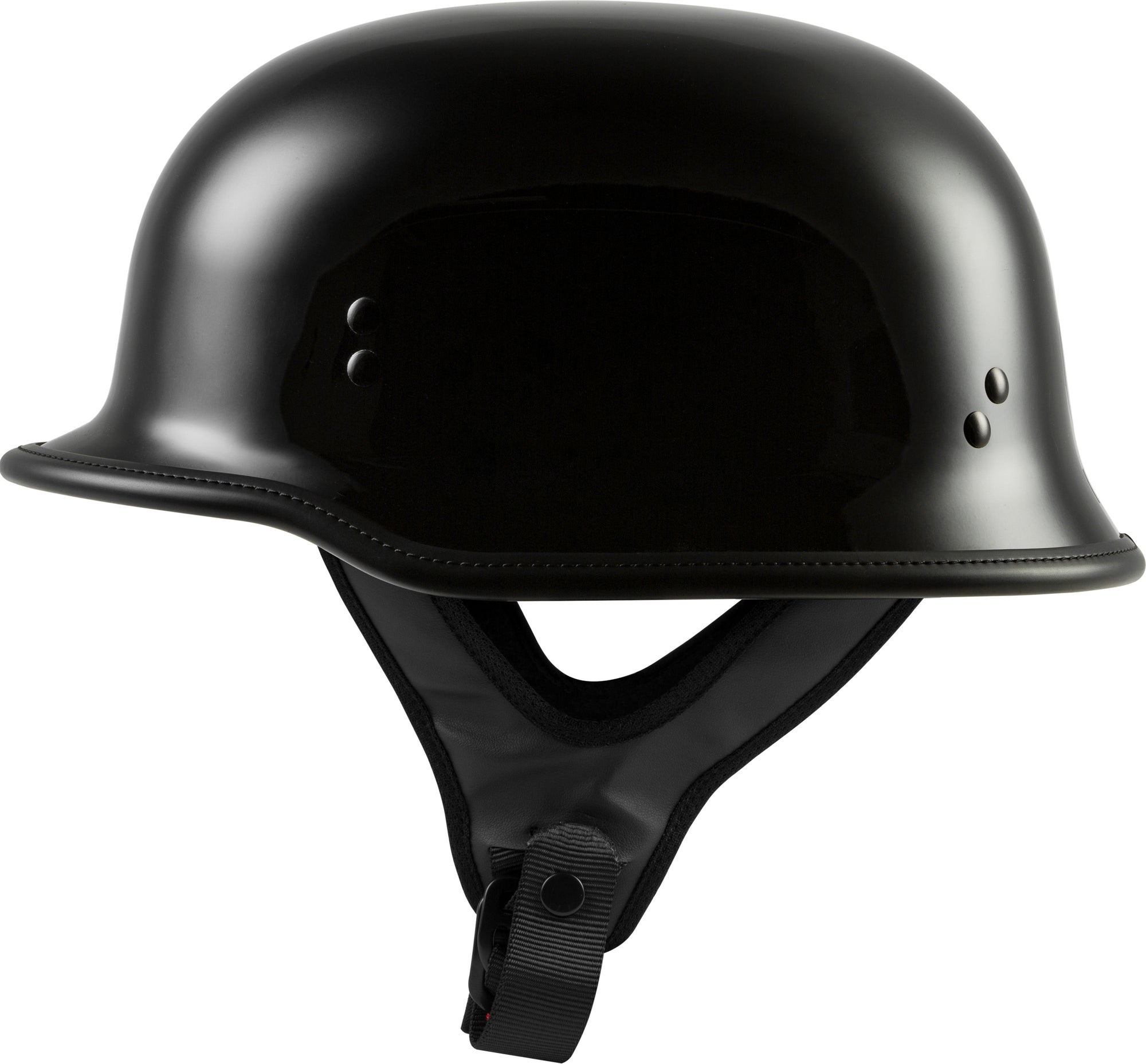 9mm German Beanie Helmet Gloss Black Xl