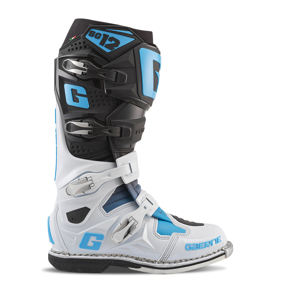 Sg12 Le Boots Blk/Wht/Carolina Blue Sz 11