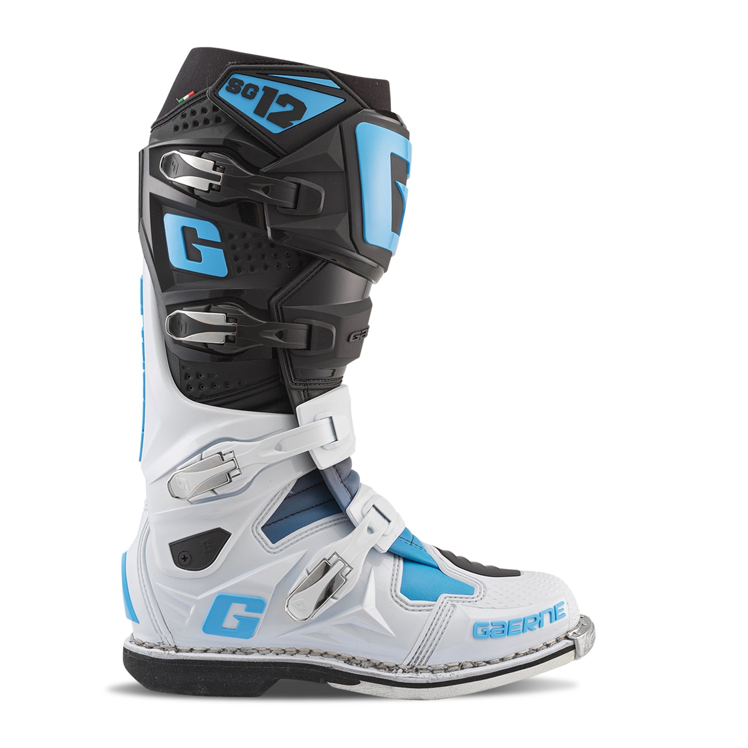 Sg12 Le Boots Blk/Wht/Carolina Blue Sz 11