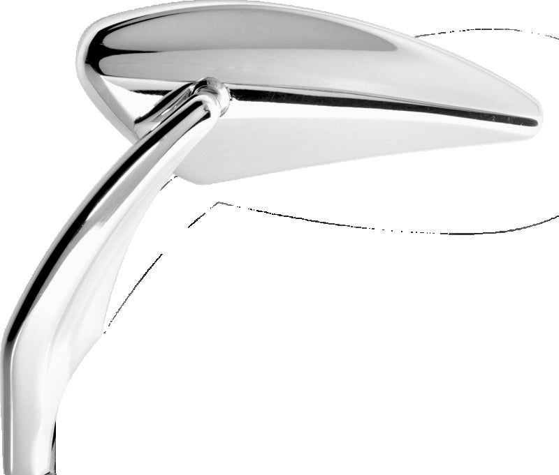 Performance Machine  Mirror Assy Left Torque - Chrome