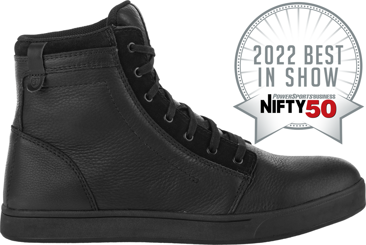 Axle Leather Waterproof Shoes Black/Black Sz 13