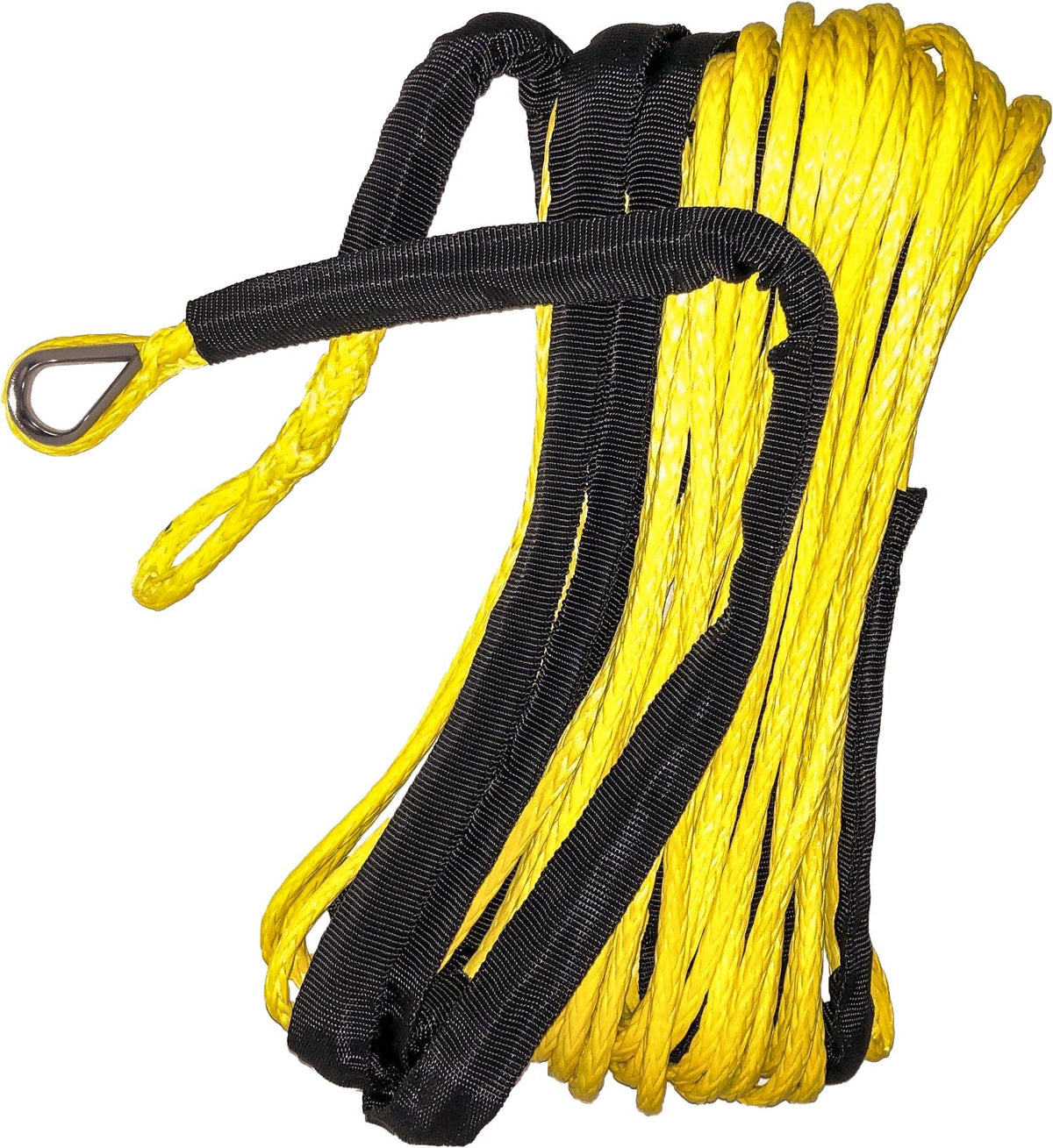 Synthetic Winch Rope 1/4&quot; Diameter X 50 Ft. Yellow
