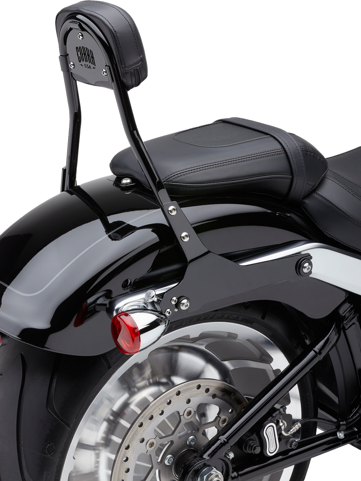 Detachable Backrest Round Black Flfb/S  Fxbr/S 18 22