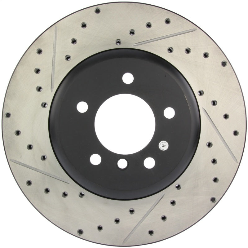 StopTech 08-09 BMW 535 Series / 04-09 545i/550i/645Ci/650i Slotted &amp; Drilled Right Front Rotor